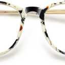 VISOONE Anti Slip TR90 Blue Light Blocking Glasses Size M Eyewear Frame with Anti Glare Eye Protection for Women GaeL (Terrazzo Tortoise)