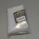 Barossa Design Short Shower Curtain or Liner with 6 Weighted Magnets, 72 x 66 inch Length, Heavy Duty PEVA, Waterproof, PVC Free, 12 Metal Grommets, Clear, 72x66