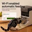 PETLIBRO RFID Automatic Cat Feeder, Collar Tag-Activated Personalized Meals, 5G&2.4G Wi-Fi Programmable Cat Food Dispenser with Cats Recognition & Diet Tracking for Multi-Pet Homes and Different Diets