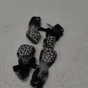 EXPAWLORER Anti Slip Dog Socks to Prevent Licking Paws, Dog Shoes for Hot Pavement, Dog Booties for Small Medium Large Senior Dogs, Traction Control Boots & Paw Protectors for Hardwood Floors (Large (4 Count), Tie-dye BalckWhite)