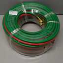 Oxygen Acetylene Hose 1/4-Inch  100FT with 9/16-18 B Fittings Welding Cutting Torch Twin Hose (100FT)