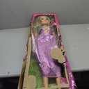 Disney Princess Rapunzel Doll Playdate 32 Tall & Poseable, My Size Articulated Doll in Purple Dress, Comes with Brush to Comb Her Long Golden Hair, Flower Garland Hairband & Hair Pins