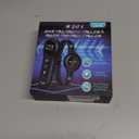 2-in-1 Dog Shock Collar & Dog Bark Collar - Smart Anti Barking Dog Training Collar with 5 Adjustable Sensitivity & 3300FT Remote for All Breeds IP67 Waterproof E-Collar (Black)