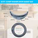 WF45K6200AW/A2 WF45K6200AZ WF45M5500AW/A5 Door Boot, for Samsung Washer Gasket DC97-16140P DC97-19755A Samsung Washer Inner Seal wf50k7500av/a2 wf45k6200a2 wf45k6200aw
