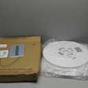 15 Inch LED Ceiling Light - Dimmable 2700-5000K 5CCT Selectable, 32W 3800LM, Round Flat Panel Low Profile Light Fixtures for Hallway, Kitchen, Bedroom, Laundry, 15 Inch 2Pack White