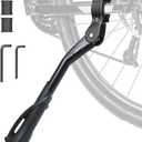 Aluminum alloy bicycle stand, adjustable bicycle stand, adjustable, rear/center mounted, road mountain bike rear stand, suitable for 24-29 inch adult bicycles.
