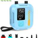 Electric Paddle Board Pump Portable, 22 PSI Rechargeable Electric SUP Air Pump, Intelligent Dual Stage Inflation & Deflation, Auto-Off, for Paddle Boards, Kayak, Kite, Tent