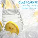 Sodastream - Carbonating Carafe for Aqua Fizz machines | Eco-Friendly Reusable Glass Bottle | Keeps Sparkling Water Fresh | Dishwasher Safe | 24 Fl Oz | Not Compatible With Other Machines