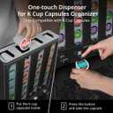 LifeMoreasy K Cup Holder Creative Coffee Pods Storage Stand Vending-Style K Pod Dispenser K Cup Organizer for 28 Pods