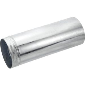 PATIKIL 6" Inch Galvanized Duct, 15.7" Inch Long Furnace Pipe, Crimped End Connection Ducting Pipe Supply for Dryer HVAC Systems, 26 Gauge