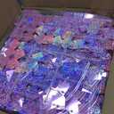 Biapian Pink Shimmer Wall Backdrop, 24PCS Square Sequin Shimmer Wall Panels Color Laser Pink Glitter Photography Props for Party Decorations Indoor or Outdoor Wedding Bachelorette Engagement