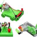 Physics Science Lab Learning Circuit kit, Electricity Experiment Set,DIY DC Electrical Motor Model Wind Powered Carts Building Circuits for Kids Junior Senior High School Students (1 Set)