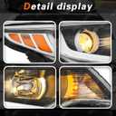 TODO Headlights Assembly Compatible with 2016-2018 Kia Optima Headlamps Pair Replacement without DRL 92101D5000 92102D5000 KI2502196 KI2503196 RH Passenger Side