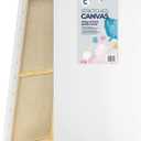 Stretched Canvases for Painting 24x48 Inch 2-Pack, 12.3 oz Triple Primed Acid-Free 100% Cotton Blank Canvas, Large Art Canvases for Oil Paint Acrylics Pouring & Wet Art Media, Pour Painting