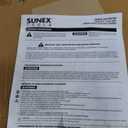 Sunex 6809A, Underhoist Support Stand,  Ton Capacity, 12 Inch Diameter Base, Contoured Saddle, Bearing Mounted Spin Handle, Self-Locking ACME Threaded Screw, Supports Vehicle Components (Regular)