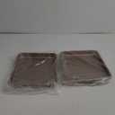 11" x 9" Baking Pans, Cookie Sheets Set of 2, Nonstick Toaster Oven Pan Set for Baking, Heavy Duty Carbon Steel Non-toxic Oven Replacement Cookie Tray for Kitchen Bakery, Gold