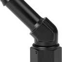 10AN Female to 5/8 Barb 45 Degree Hose Fitting Adapter Swivel Aluminum Black
