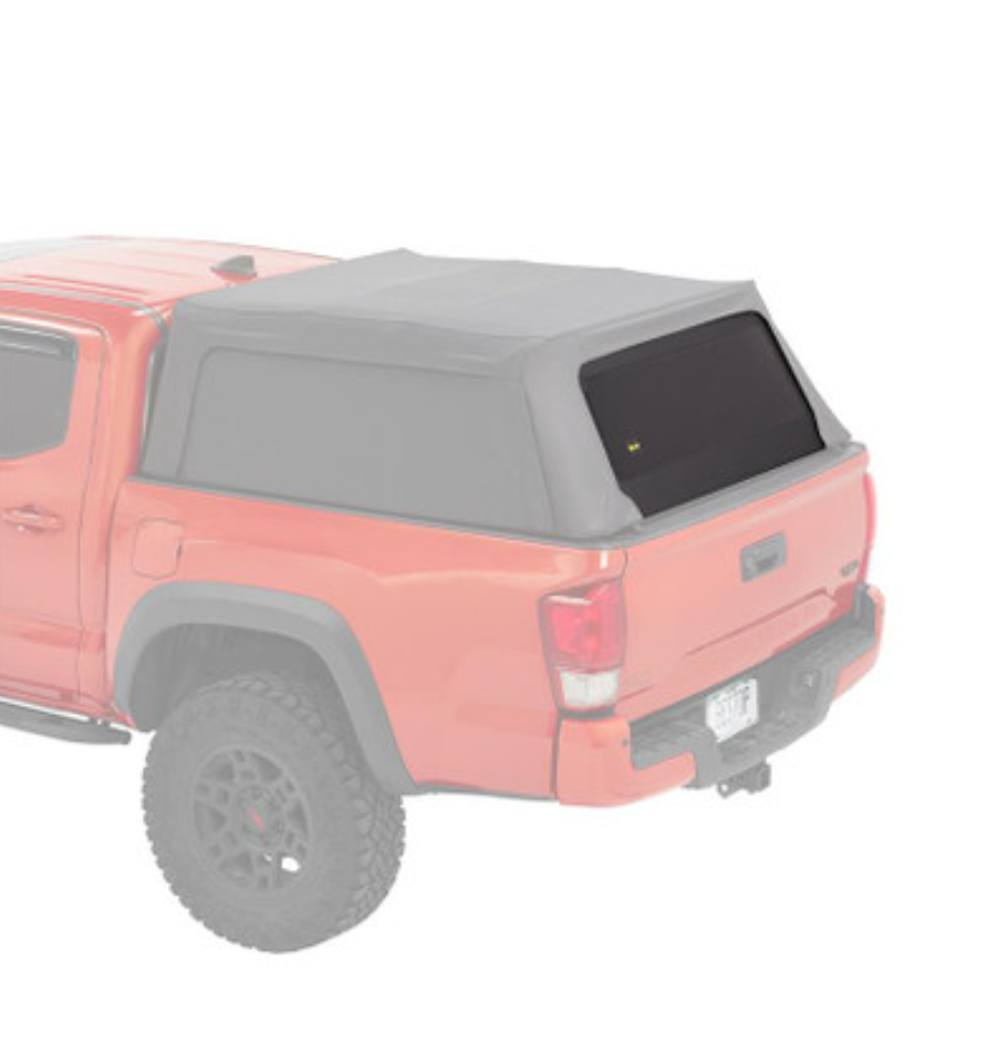 BESTOP 43 R-012597 Rear Window - Supertop for Truck 2 - Toyota Tacoma 05-Current with 5' bed - Black Diamond