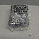 Lenwen 54 Pcs Mini Christmas Balls Ornaments Black and White Christmas Tree Decorations 1.18 Inch Xmas Striped Dots Shatterproof Plastic Hanging Ornaments for Small Tree Wreath Holiday Party Decor