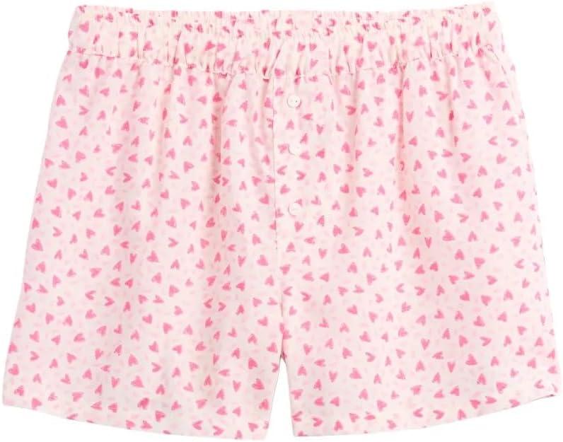 GAP Girls' Pajama Short (Pink, 10)