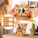 8 Pcs Basketball Picture Frame Sports Athletics Fits 4 x 6 Inches Basketball Wooden Photo Frame Sport Graduation Gifts for Sports Party Team Display Pictures Tabletop Home Office Decor
