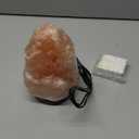 Himalayan Dimmable, Natural Himalayan Crystal Rock Salt Lamp Pink Light, Hand Crafted Wooden Base Direct from Foothills of The Himalayas Home Decor, Night Light & Gifts (2-4LB)