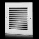 6x6 Vent Cover(Duct Opening Size),Air Return Vent Cover,Flat Vent Cover,Rejillas De Aire Acondicionado para Casa,Return Air Grilles,Outer Dimensions:7.75"Wx7.75"H(6"W x 6"H, Duct Opening)
