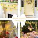 YIQU Easter Decoration String Lights, 10FT 12LED Indoor Carrot Mantel Garland Battery Operated with Remote Timer 8 Modes, Hemp Rope Banner for Fireplace Table Wall Spring Party Indoor Outdoor Decor