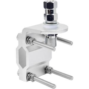 UAYESOK Heavy Duty CB Antenna Mirror Mount with SO-239 Stud, Standard 3/8 x 24 Threaded CB Antenna Stud Mount