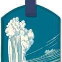 Pacifica Island Art Leatherette Luggage Baggage Tag - Yellowstone National Park