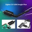 SONOFF Zigbee 3.0 USB Dongle Plus-E Gateway, Universal Wireless Zigbee USB Adapter with Antenna for Home Assistant, Open HAB, Zigbee2MQTT etc