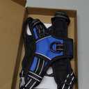 PHOEPET No Pull Dog Harness Medium Reflective Front Clip Vest with Handle,Adjustable 2 Metal Rings 3 Buckles,[Easy to Put on & Take Off](S, Royal Blue)