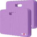 Kneeling Pad Thick Extra Large High Density Foam Comfort Kneeling Pad for Work Gardening Yoga Exercise Garden Knee Pad 2 Pack Purple