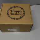 JTEWB Birthday Gifts For Women, Teen Girl, Her, Happy Birthday Gift Box For Girl, Women, Sister, Daughter, Friends, Cute Daisy Aesthetic Glass Cups Gift Set 7pcs (Beige)