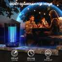 Bug Zapper Outdoor Indoor, Mosquito Zapper, Electric Fly Traps IPX4 Waterproof 20W Lamp Fly Insects Traps for Patio, Garage, Backyard, Porch