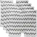 4 Pack Steam Mop Pads for Shark Lift-Away Pro Genius S3973, S3973D, S3973WM, S5002Q, S5003A, S5003D, S5004, S6001W, S6002, S6002C, S6003D, S6003W Touch-Free Dirt Grip Washable Replacement Mop Pads