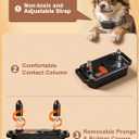 Small Shock Collar for Small & Medium Dogs 5-100lbs, Dog Training Collar with Remote, Waterproof, Rechargeable, 1300ft Range, Collar with Beep, Vibration, Safe Shock