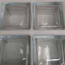 4 Pack Square Glass Vase 6" x 6" x 6", Clear Flower Vase for Centerpieces,Plant Terrarium, Floating Candle Holder for Wedding Centerpieces, Office Decorations, Home Dcor, Parties and Events