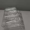 Stackable Water Bottle Organizer, Large Compartment Water Bottle Holder, 4 Tier Clear Water Bottle Organizer for Cabinet, Bottle Rack for Kitchen Organization and Storage - Hold 16 Bottles