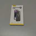 Lamicall Magnetic Phone Case for iPhone 15 Pro, for MagSafe - [18 FT Mil-Grade Drop Protection] Phone Case with Air Bumpers and Raised Edges, Shockproof Case for iPhone 15 Pro, Black