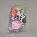 Happy Trees 6 PCS Round Travel Hair Brush with Mirror Folding Pocket Hair Brush Mini Hair Comb with Makeup Mirror for Travel (Set of 6) (Dark Colours)