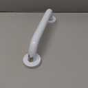 Shower Grab Bar, Stainless Steel Safety Bar, Home Care Bathroom Safety Support Rail, 12 Inches, Gloss White