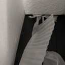 GarveeHome 47 inch Round Dining Table for 4, Black, Farmhouse Wood Circle Pedestal Kitchen Table, Circle Dinner Table for Kitchen & Dining Room