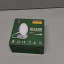 zouzai 1 Pack 4 Inch Black 5CCT Ultra-Thin LED Recessed Ceiling Light with Junction Box, 2700K/3000K/3500K/4000K/5000K Selectable, 9W Eqv 80W, Dimmable led can Lights - ETL and Energy Star Certified