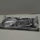 Ipotive Expandable Adjustable Cabinet Shelf Organizer - Stackable Metal Spice Rack for Kitchen Pantry, Countertop, Cupboard & Bathroom (1Pack/Black,Large)