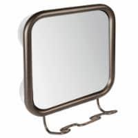 Hook Vanity Mirror Bathroom Shower Mirror Razor Holder for Shower Fogless Bathroom Mirror Portable Bath Shower Shaving Mirror Hanging Mirror Glass with Suction Cup Man