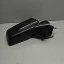 Replacement Passenger Right Side Door Mirror Textured Black and Chrome Cover Power Heated Glass Manual Folding with Blind Spot Glass For GMC Sierra 1500 from 2019 to 2024