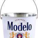 Modelo Beverage Bucket with Wire Handle Modelo (433317-12), White