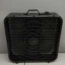 Comfort Zone Box Fan with Carry Handle, 20 inch, 3 Speed Full-Force Air Circulation with Air Conditioner, Floor Fan, Bedroom Fan, Airflow 15.03 ft/sec, Ideal for Home, Bedroom & Office, CZ200ABK (Black)