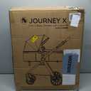 Baby Stroller 2 in 1 Newborn Convertible Stroller Bassinet for Infant New Born Pushchair 0-36 Month (Black)